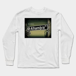 Alhambra Road, San Marino, CA by Mistah Wilson Long Sleeve T-Shirt